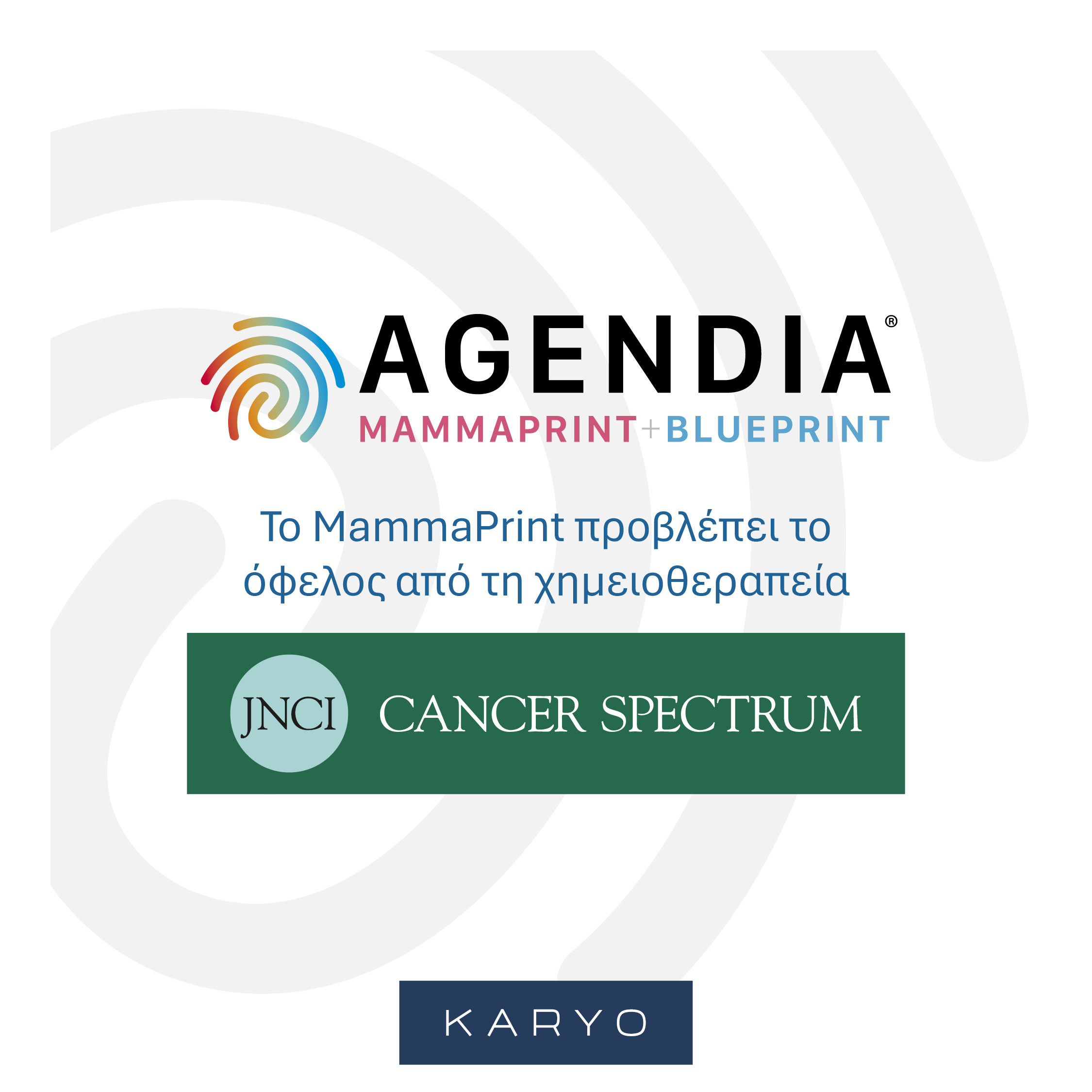 Το MammaPrint® προβλέπει το όφελος από τη χημειοθεραπεία HR+HER2-